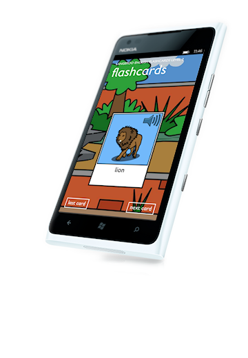 Langeroo Flashcards Level 2 on Lumia 900
